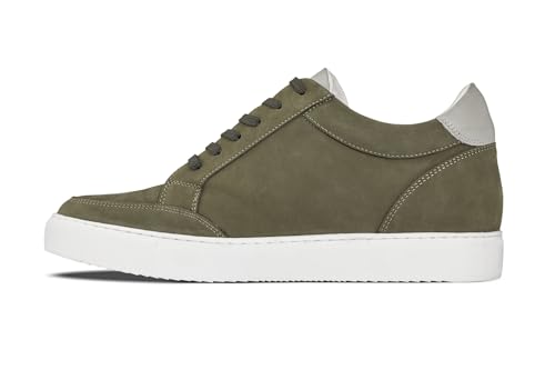 Image of CALTO Men's Invisible Height Increasing Elevator Shoes - Lightweight Lace-up Casual Sneakers - 3.2 Inches Taller
