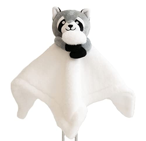 Image of MCMUSHY 12" Raccoon Baby Lovey Security Blanket Plush Comforter Animal Toy for Baby Newborn Toddler Child