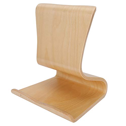 Design in legno robusto: questo supporto in legno per smartphone e tablet è realizzato in legno massello, garantendo un sostegno solido e affidabile che mantiene il dispositivo ben saldo in posizione verticale mentre guardi video, partecipi a videochiamate o segui ricette senza dover tenere il dispositivo in mano, sia sulla scrivania che sul comodino.