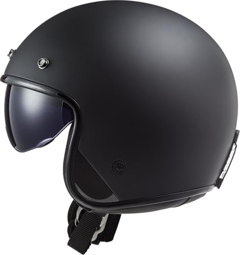 Casco jet moto LS2 BOB II solid blackmat M ligero para evitar calor 2