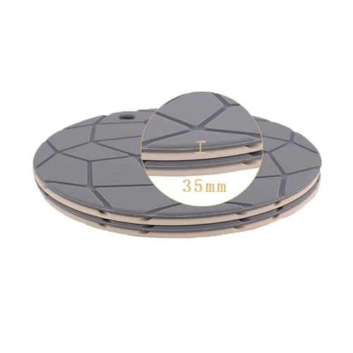 Napperon rond rose de 18cm pour table à manger et dessous de verre - 4