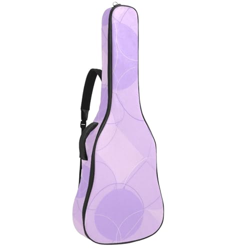 Sac guitare acoustique étanche violet pour transporter votre musique au quotidien