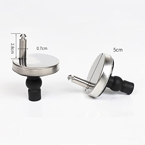 4 Pack Toilet Seat Fittings, Quick Release Toilet Seat Hinges, Soft Close Toilet Seat Fixing Kit, Toilet Seat Hinges for Self Close Toilet Seat. - Image 2