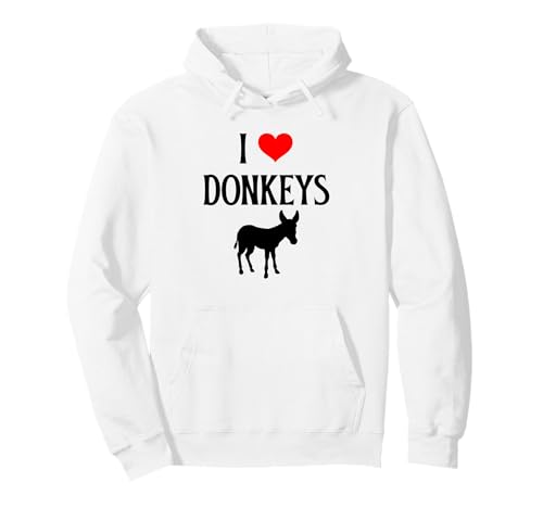 I Love Donkeys I Heart Donkeys Donkey lover Equidae �~���[�� �p�[�J�[
