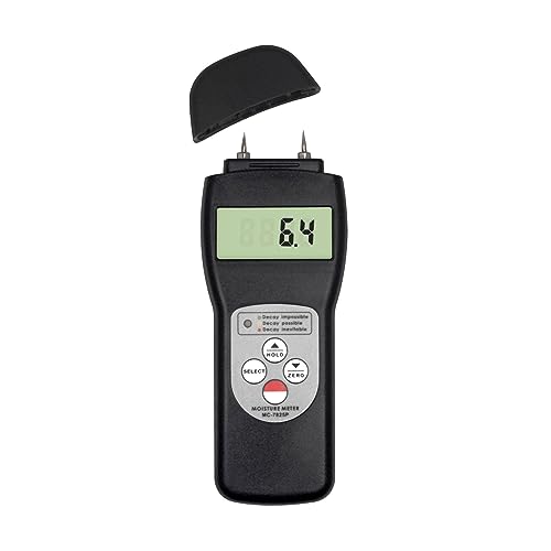 Testeur d'humidité à broche MC-7825P pour repérer les infiltrations et moisissures de la maison