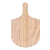 TOYANDONA Holz Pizzaschieber 46x28cm mit Glatter Oberfläche Praktischer Griff Vielseitig Einsetzbares Pizzablech für Küche Esszimmer