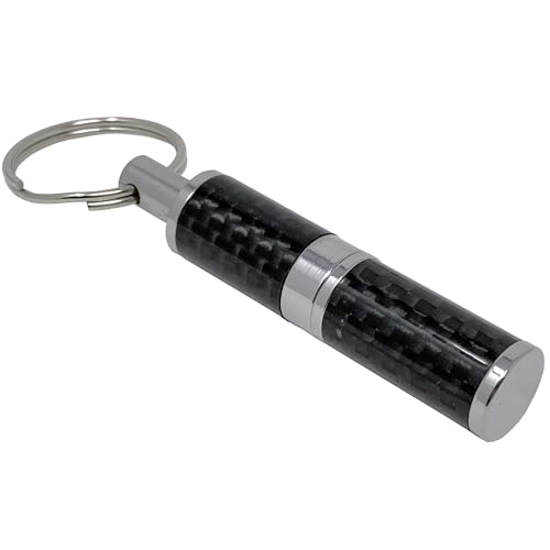 Prestige Import Group - Authentic Carbon Fiber Bullet Cutter Punch for Cigars