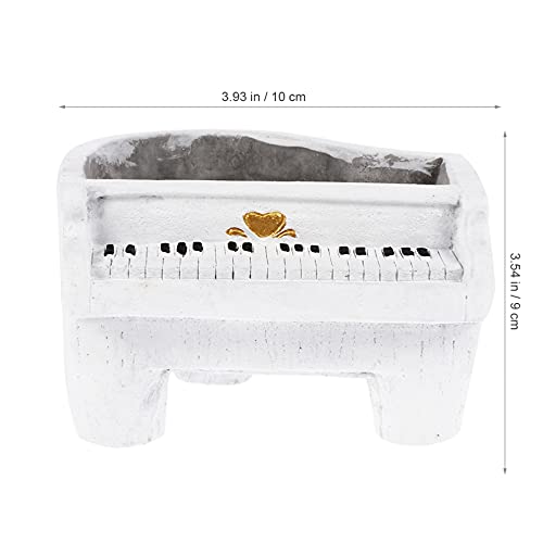 Yardwe 3Pcs Plants Teacher Shaped Hole Flower African Indoor Desktop Flowers Decoration Planters Mniature Decor Flowerpots Potted Gift Organizer Office Container Resin Craft Lovely Home #TOP2