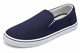 GladRags Mens Slip on Canvas Summer Shoes, Pumps, Trainers, Navy Blue, Size 9