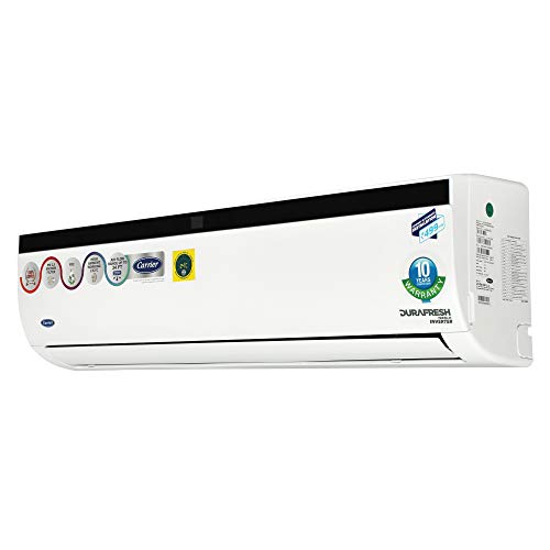 Image of Carrier 1.5 Ton 3 Star Inverter Split AC (Durafresh Neo X, CAI18DN3R39F0, White)