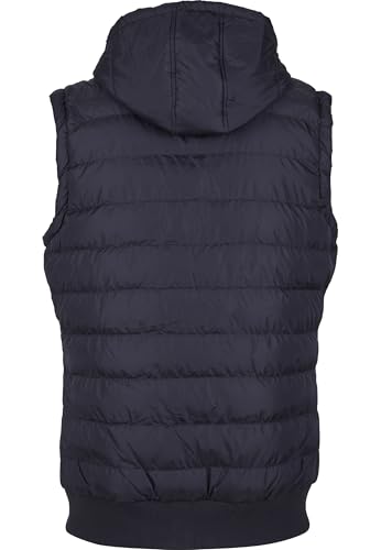 Chaleco con capucha Small Bubble Urban Classics para hombre chaleco negro de corte regular para invierno 4