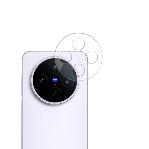 Image of amazon basics Camera Lens Protector for Vivo X200T 5G (2 Pack) - 3D Premium Glass, Ultra-Clear, Anti-Scratch, Easy Installation