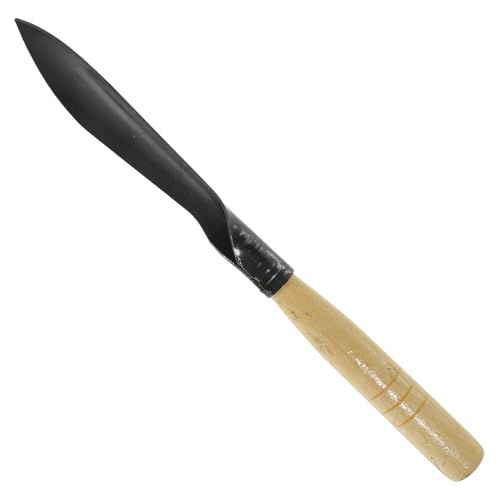 LIOOBO Gartenschaufel Klein Holzgriff Ergonomisch Robust Gartengerät zum Pflanzen Jäten und Graben Gartenarbeit Gartentool aus Holz und Eisen für Gemüsebeete und Landschaftsgestaltung