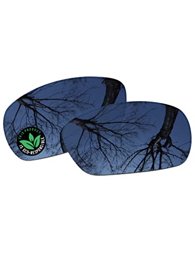Image of Raydi Polycarbonate Replacement Lenses & Nosepads for Maui Jim Black Coral MJ249 Sunglasses