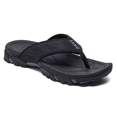 Flip Flops for Men Beach Thong Sandals with Arch Support Water Resistant Slippers Shower Shoes
