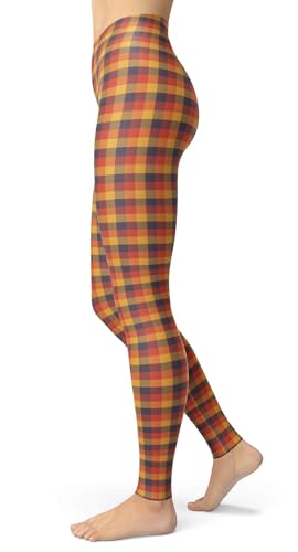 Image of sissycos Women's 80s Leggings Neon Artistic Splash Printed Buttery Soft Stretchy Pants