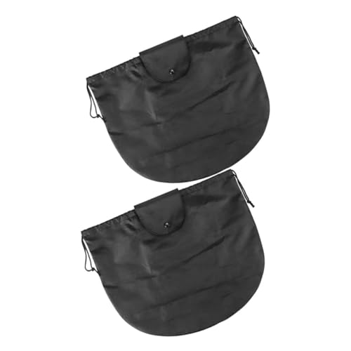 Unomor 2pcs Portable Holder Storage Bag for Motorcycle Compact Design for Protection Against Scratches and Dents for Sports Bike and Powersports