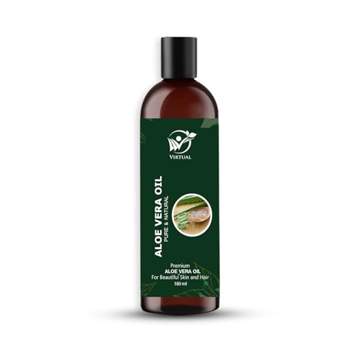 Image of Aloe Vera Essential Oil 180ml Pure Natural Multipurpose Oil for Hair Care Skin Care Massage Aromatherapy Moisturizing and Soothing Essential Oil