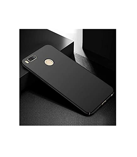 Image of Mobile Back Cover Case for Xiaomi Mi A1 (Silicone Case|CameraProtection|Black SC1510)