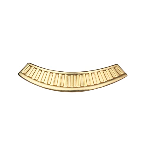 A&C Hero Cosplay Tie Clip Necktie Pin Gold Matte Accessories for Men Boys (Gold)