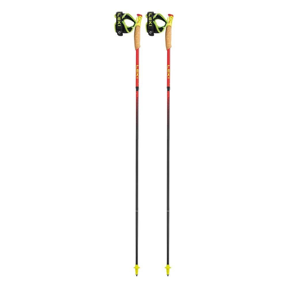 Leki Ultratrail FX.One Superlite Trail Running Poles, 100 cm, red — image 1
