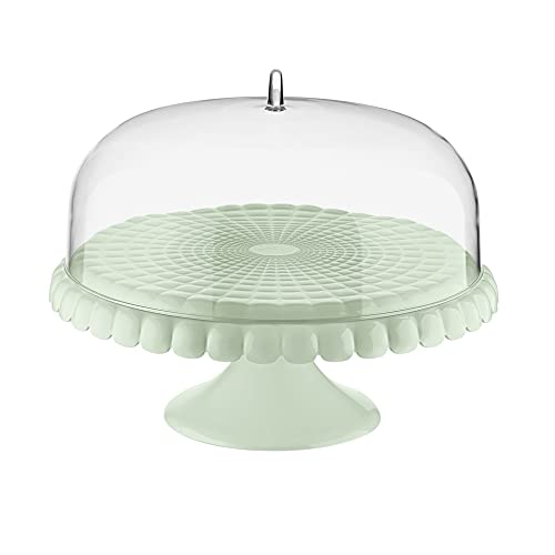 GUZZINI 199401243 TIFFANY Cake Stand, Marb Green