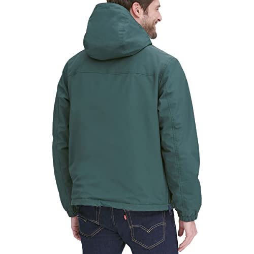 Image of Tommy Hilfiger Adaptive Men's Performance Fleece Lined Hooded Popover Jacket