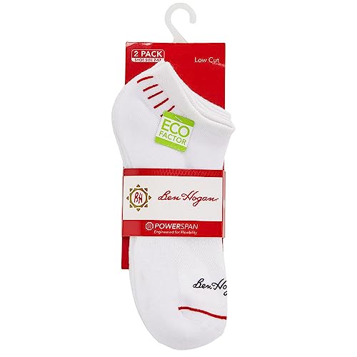 Ben Hogan Motion Stripe Ankle Socks - 2 Pack