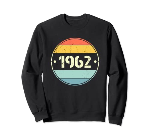 Camisetas vintage de cumpleaños de 1962 para mujer, divertidas camisetas de cumpleaños de 1962 Sudadera