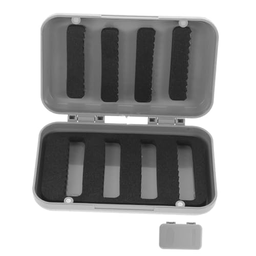 VINTORKY Fishing Portable Lure Organizer with Divided Design for Easy Access Durable and Lightweight Plastic Container for Tying Materials for Fishing