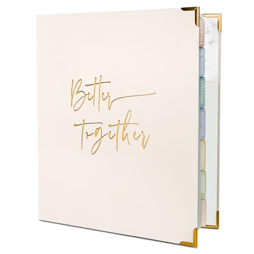 Elegant Wedding Planner Book and Organizer | 3 Ring Premium...