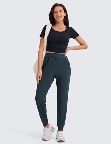 CRZ YOGA Comfy Ribbed Sweatpants Women High Waisted Lounge Casual Travel Joggers Sweat Pants with Pockets3