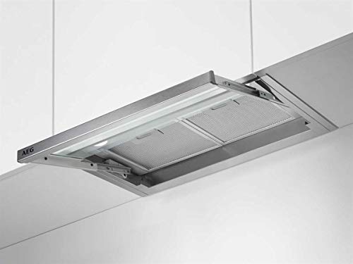 Hotte Semi-Intégrée AEG DPE4641M – 600 m³/h, 68 dB, Inox - vue 3