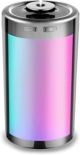 Colorful Cool Mini Humidifier, Genialba 310ml USB Portable Desktop Humidifier with Colorful Night Light Function, 2 Spray Modes, Ultra Quiet Humidifier for Car, Baby Home, Office Room, Bedroom Colorful Cool Mini Humidifier, Genialba 310ml USB Portable Desktop Humidifier with Colorful Night Light Function, 2 Spray Modes, Ultra Quiet Humidifier for Car, Baby Home, Office Room, Bedroom