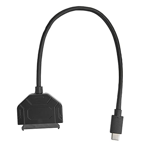 Type C Adapter USB3.0 2.5in HDD SSD 6Gbps�����O�t���P�[�u�� �m�[�g�p�\�R�����Ӌ@�� �v���O�A���h�v���C LED�C���W�P�[�^�[�t�� ABS�f�� �ϋv�� 7 15mm�܂ł�2.5�C���`�h���C�u�Ή� 4TB�܂ŃT�|�[�g 