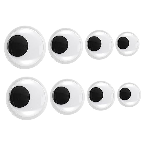 IWOWHERO DIY Supplies 8pcs Creative Wiggle Eyes Eye Toys for Craft Projects and Decor