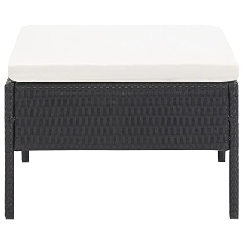 Gecheer 5-TLG. Gartenlounge Set Polyrattan, Lounge Gartenmöbel Set, Loungemöbel Garten, Balkonlounge Set Rattan… – Bild 6