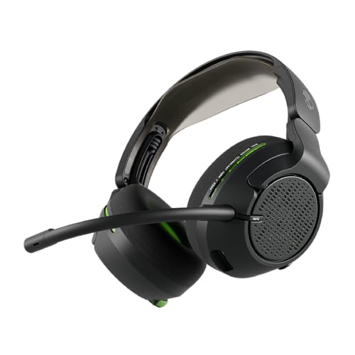 Skullcandy Crusher PLYR 720 Wireless Gaming Headset, Ultimate Immersion and Comfort, THX Spatial Audio and Multi-Sensory Bass, Removable Mic, Xbox, PC, PlayStation, Multi-Platform - Digi-Black Xbox