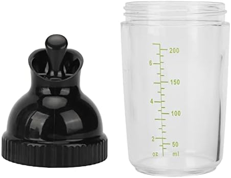 Salad Dressing Shaker 200ml Mixing Bottle with Leakproof Lid Dishwasher Safe for Kitchen Use