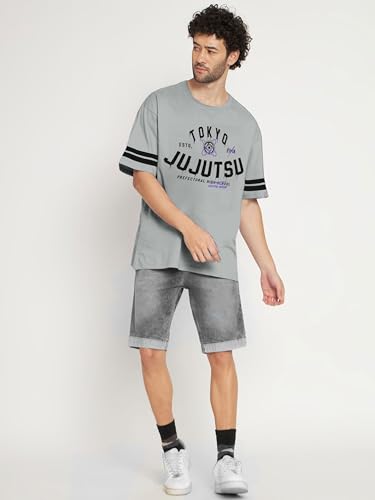 Image of ComicSense.xyz Unisex Anime Oversized T Shirts for Men and Women, Heavenly Restriction Club Drop Shoulder Tee