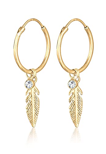 Orecchini creoli alla moda, stile boho, in argento sterling 925