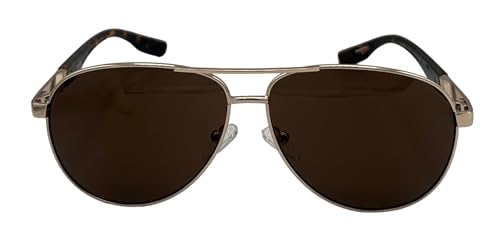 Timberland Sunglass Mens Gold Metal Aviator, Brown Lens TB7272. 32E2
