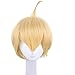 Produktbild PULLEY- C Perücke, europäische Mode, lebensechte Belüftung, schönes kleines Haar, Perücke C (Farbe: gelb)