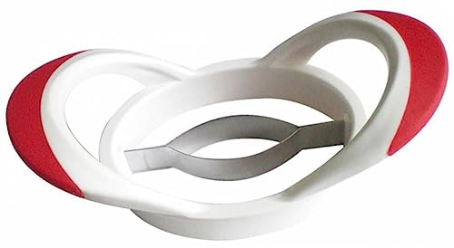 Westmark Coupe-Mangue, 20 x 10,5 x 6,5 cm, Acier Inoxydable/Plastique, Blanc/Rouge/Argent, 51642270