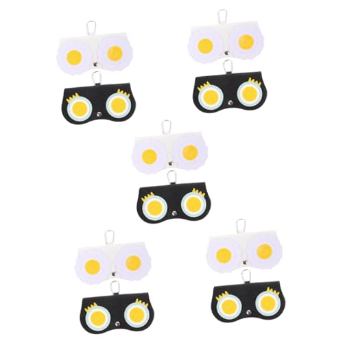 Pochettes de lunettes pratiques Healeved en cuir souple