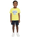Champion Boys Short Set 2 Piece Active Clothing Set for Toddlers Short Sleeve Tee and Pull on Short for Kids