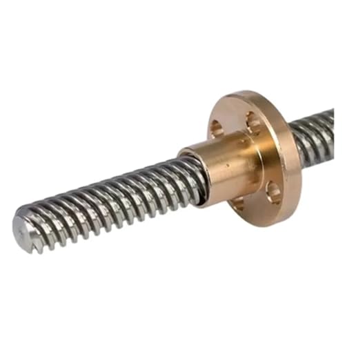 Metal Ball Screw nut 1pcs T8 Screw Screw Trapezoidal Screw Lead 4mm Engraving Machine Screw with Nut(1200mm)