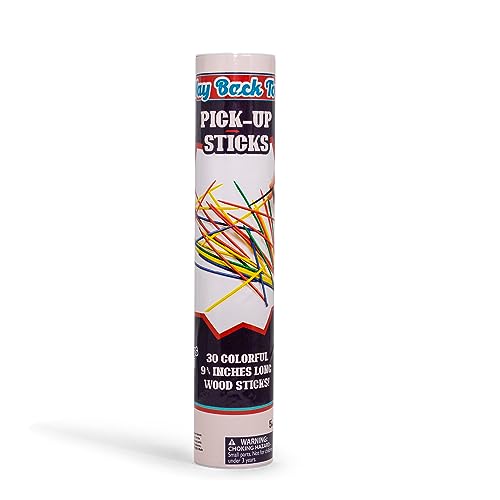 Continuum Games Way Back Toys Pick Up Sticks 30 Colorful Wooden and Easy