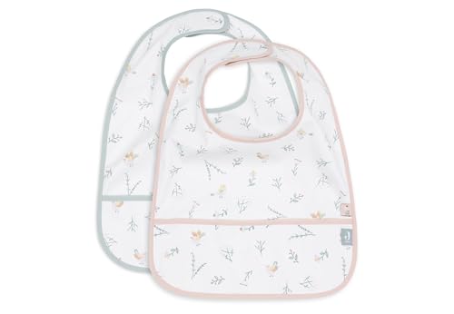 Jollein Lätzchen 2er Pack – Lovey Birds (Wasserdicht)