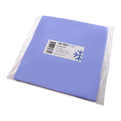 Pad thermique 5W/MK bleu 200x200x3,0 mm isolant pour radiateur et chipset